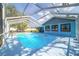 Enclosed pool area creating a private backyard retreat at 5220 Sw 161St Place Rd, Ocala, FL 34473