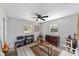Cozy bedroom featuring ample natural light and stylish decor elements at 6318 Nw 52Nd Ave, Ocala, FL 34482