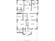 Detailed floor plan showcasing the layout of the first floor with dimensions for each room at 721 Ne 2Nd St, Ocala, FL 34470