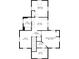 Second floor layout with dimensions shows bedrooms, kitchen, primary bedroom, and bath at 721 Ne 2Nd St, Ocala, FL 34470