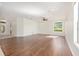 Open living room with hardwood floors, natural light, and neutral walls at 8632 Sw 86Th Cir, Ocala, FL 34481