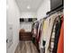 Walk-in closet with shelving and hanging storage for optimal organization at 8798 Sw 79Th Pl, Ocala, FL 34481