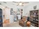 Spacious bedroom features recessed lighting, plush carpet, and ample storage within built-in shelving at 8875 Sw 58Th Street Rd, Ocala, FL 34481