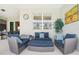 Cozy lanai with comfortable seating, perfect for relaxing or entertaining al fresco at 8875 Sw 58Th Street Rd, Ocala, FL 34481