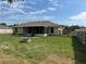 View of the backyard with a fire pit at 15976 Sw 23Rd Court Rd, Ocala, FL 34473