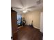 Simple bedroom with hardwood floors, natural light and a ceiling fan at 15976 Sw 23Rd Court Rd, Ocala, FL 34473