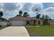 Charming single-story home featuring a two-car garage, well-maintained lawn, and neutral exterior paint at 15976 Sw 23Rd Court Rd, Ocala, FL 34473