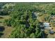Aerial view with lots of mature trees providing shade and privacy at 16571 Se 95Th Street Rd, Ocklawaha, FL 32179