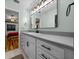 Renovated bathroom vanity with a contemporary design and lighting at 16571 Se 95Th Street Rd, Ocklawaha, FL 32179