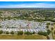 Expansive aerial view of a well-planned community surrounded by lush greenery and featuring modern homes at 3017 Moultrie Way, The Villages, FL 32162