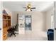 Bright office with natural light, a ceiling fan, and space for work and relaxation at 3017 Moultrie Way, The Villages, FL 32162