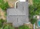 Overhead view of the home showcasing the roof and backyard at 5327 Sw 89Th St, Ocala, FL 34476