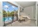 Covered patio overlooking a screened pool, ideal for relaxation at 5331 Old Hickory Ln, Fruitland Park, FL 34731