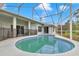 Enjoy the Florida sunshine with this sparkling pool surrounded by a screened enclosure and patio at 5331 Old Hickory Ln, Fruitland Park, FL 34731