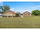 Inviting single-story home featuring a well-manicured lawn and stylish white shutters. Metal roof at 719 Ne 39Th St, Ocala, FL 34479