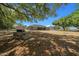 Large backyard with a built-in grill and shed, offering plenty of outdoor space at 9885 Se 144Th St, Summerfield, FL 34491