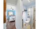 Bathroom leading to bedroom featuring toilet and walk-in shower at 1039 Ne 25Th St, Ocala, FL 34470