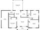 Detailed floor plan showcasing layout with primary bedroom, living room, kitchen, and screened porch at 10881 Sw 62Nd Avenue Rd, Ocala, FL 34476