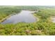 Captured from above, a secluded lake surrounded by a dense green forest at 14620 Se 47Th Loop, Ocklawaha, FL 32179
