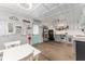 Functional open kitchen with updated appliances, and vintage accents, adjacent to the dining area at 14620 Se 47Th Loop, Ocklawaha, FL 32179