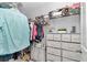 Walk-in closet features custom shelving and ample storage for clothes and shoes at 16848 Sw 41St Avenue Rd, Ocala, FL 34473