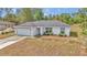 Lovely one-story home with a two-car garage, manicured landscaping, and freshly sealed driveway at 16848 Sw 41St Avenue Rd, Ocala, FL 34473