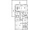 Detailed floor plan showcasing the layout of the home, including dimensions at 18890 Sw 60Th St, Dunnellon, FL 34432