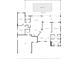 Detailed floor plan of the property, showcasing the layout of rooms, including bedrooms, kitchen, and living areas at 19395 Sw 100Th Loop, Dunnellon, FL 34432
