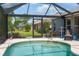 Enclosed pool area offering a clear view of the refreshing water and surrounding landscaped backyard at 2008 Palo Alto Ave, The Villages, FL 32159