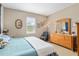 Bedroom features a large window, furnishings, and decor at 3587 Nw 55Th Cir, Ocala, FL 34482