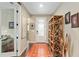 Bright entryway featuring hardwood floors, glass paneled front door, and stylish accents at 3587 Nw 55Th Cir, Ocala, FL 34482