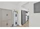 View of stainless steel refrigerator and updated kitchen with stainless appliances at 3807 Sw 143Rd Lane Rd, Ocala, FL 34473