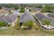 Aerial view highlighting landscaped yards, well-maintained roofs, and a friendly neighborhood atmosphere at 6816 Sw 95Th Cir, Ocala, FL 34481