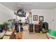 Spacious garage featuring a practical storage lift and ample space at 6816 Sw 95Th Cir, Ocala, FL 34481