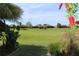 Picturesque backyard overlooking the green golf course surrounded by lush trees at 6816 Sw 95Th Cir, Ocala, FL 34481