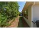 Side view of house with lush landscaping along the building's exterior wall at 7249 Sw 93Rd Ave, Ocala, FL 34481