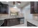 Modern kitchen featuring granite countertops and stainless steel appliances at 7249 Sw 93Rd Ave, Ocala, FL 34481