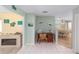Office with tiled floor, desk and view to dining room at 9333 Sw 97Th Pl # C, Ocala, FL 34481