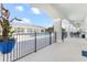 View from the community building balcony overlooking the sparkling swimming pool at 10824 Sw 90Th Ter, Ocala, FL 34481
