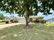 Single Gathering home featuring a lush green lawn, mature trees and manicured landscaping at 15782 Sw 16Th Avenue Rd, Ocala, FL 34473