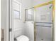 Bathroom featuring a glass-enclosed shower and updated fixtures at 2087 Bonneau Ln, The Villages, FL 32162