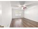 Bedroom featuring wood-look floors and a window at 2087 Bonneau Ln, The Villages, FL 32162