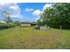 Spacious backyard featuring an above ground pool, partially fenced, and a serene setting at 21168 Sw Peach Blossom St, Dunnellon, FL 34431