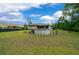 Picture of backyard with pool and mature trees, perfect for outdoor enjoyment and relaxation at 21168 Sw Peach Blossom St, Dunnellon, FL 34431