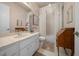 Charming bathroom with vanity, bathtub and decorative accents at 2146 Se 25Th Loop, Ocala, FL 34471