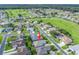 View of the home from above highlighting the landscaping and community golf course at 2323 Nw 55Th Avenue Rd, Ocala, FL 34482