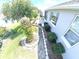 Aerial view of the home's backyard and side yard landscaping at 2323 Nw 55Th Avenue Rd, Ocala, FL 34482