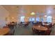 This community meeting room features round tables, ceiling fans, and comfortable seating at 2323 Nw 55Th Avenue Rd, Ocala, FL 34482
