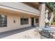 A covered patio with an outdoor dining set at 2433 Ne 7Th St # 3, Ocala, FL 34470