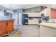 Beautiful, updated kitchen with stainless steel appliances, bar stand, and new countertops at 42 Dogwood Drive Crse, Ocala, FL 34472